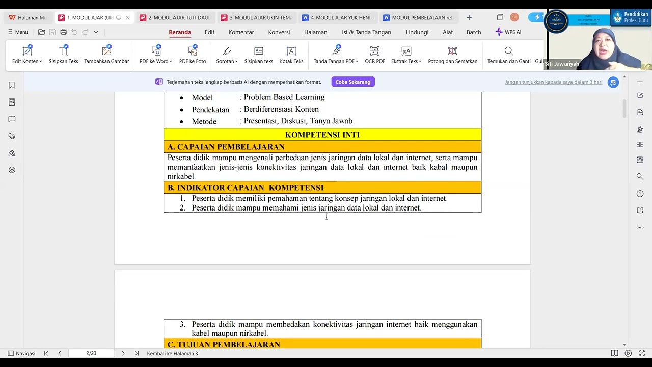 PART 2!  REVIEW MODUL AJAR UKPPPG BIDANG INFORMATIKA, PAUD, BAHASA INDONESIA