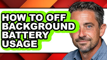 How to Off Background Battery Usage (updated)