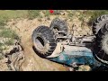 Перевернулись! Вездеход-Амфибия с шинами низкого давления. 4х4. Off-Road. Бездорожье. Покатушки.