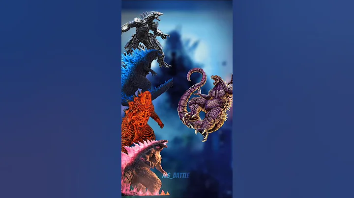 Mechagodzilla, Comp. Godzilla, Thermo Godzilla and Evolved Godzilla vs Monsterours ☠️| #godzilla