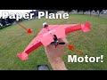 How Far Can a Paper Airplane Fly if You Add a Motor? How Do Planes Really Fly?