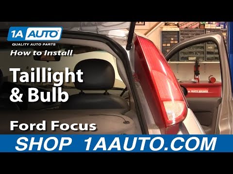 How To Replace Taillight & Bulbs 00-04 Ford Focus