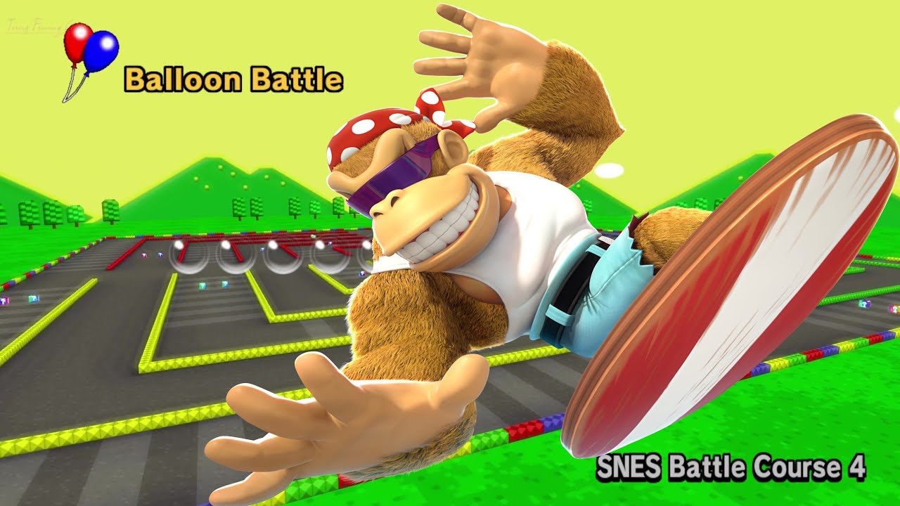 Mario Kart Wii Balloon Battle HD (06) (Funky Kong GamePlay)