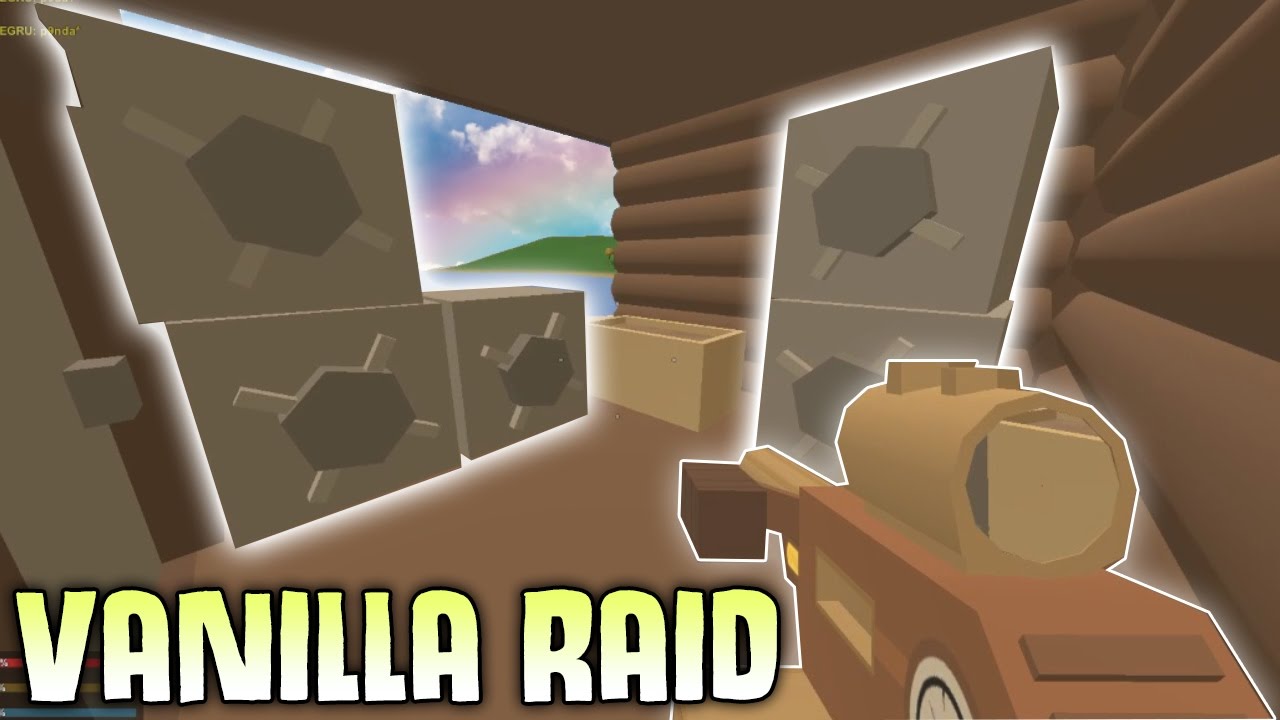 MY BEST VANILLA BASE RAID EVER | 1x1 Wooden with MTN | Unturned Vanilla Base Raid
