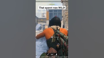 That spawn was WILD! #shorts #callofduty