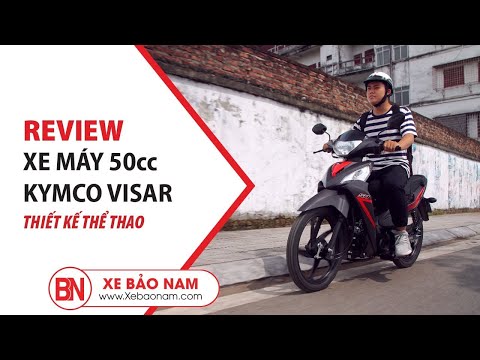 Video XE MÁY VISAR KYMCO VÀNH ĐÚC 50CC Chính Hãng Kymco ►Giá... - youtube