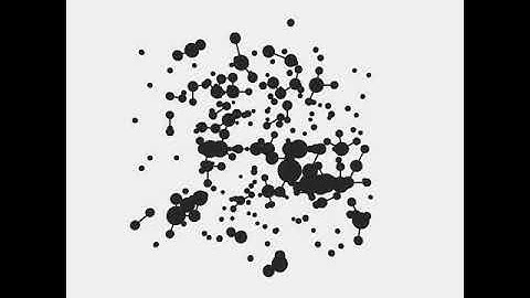 Random walk & Relationship. Draw by openFrameworks