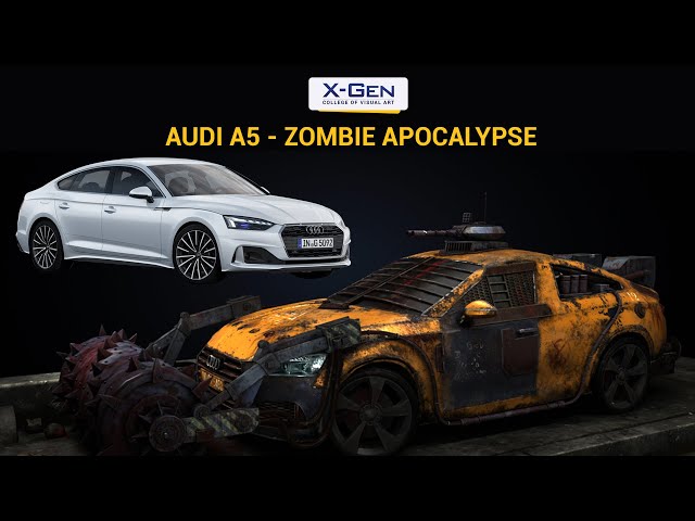 ZOMBIE APOCALYPSE VEHICLE CONCEPT ART BY ASWINI CHAND | Student Work | Xgen College Of Visual Art