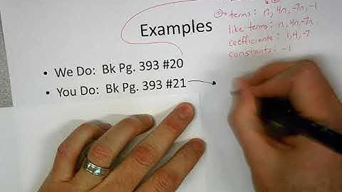 Simplify Algebraic Expressions II- Chapter 5 Lesson 5- Math 7