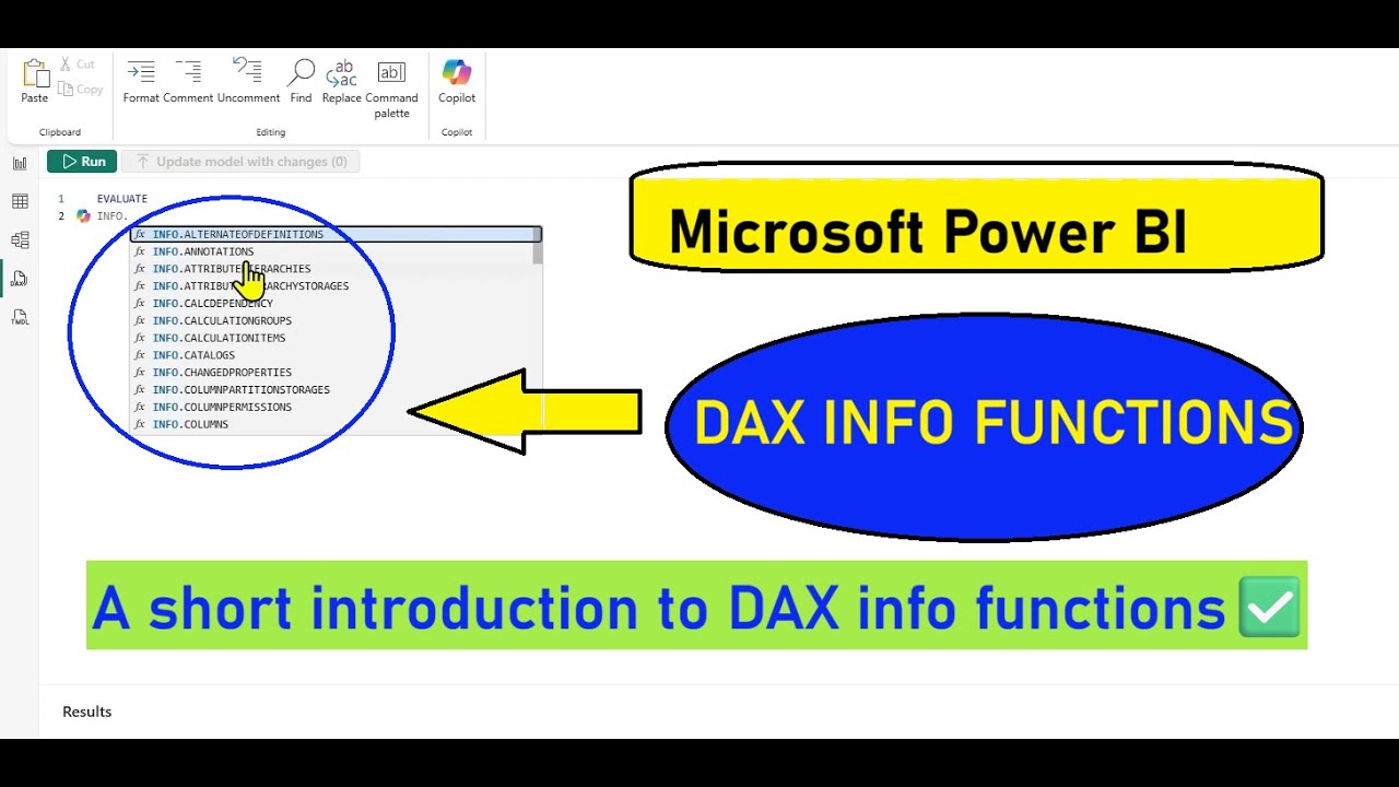 Microsoft Power BI ➡️ Что такое функции DAX INFO 🤔 Когда, зачем и как их использовать ❔
