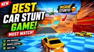 😱 INSANE Car Stunt Game! 🔥 Crazy Mega Ramp Racing | Impossible Stunts 🚗💨 screenshot 3