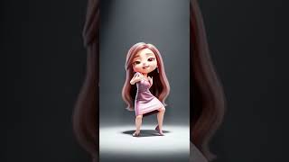 Chibi Knows How to Dance to Main Bawli Hu Teri Tu Jaan Hai na Meri 🎶 #shorts #animation #cute