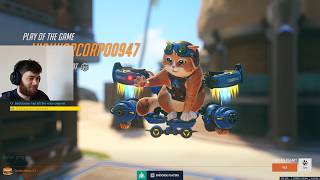 POTG! JETPACK CAT IS A MENACE! Dafran JettPack Cat Overwatch Gameplay screenshot 4