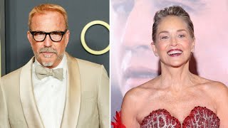 Kevin Costner and Sharon Stone attend same event after flirty exchange