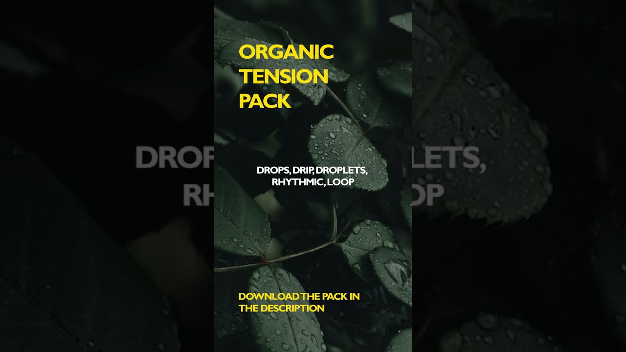 Drops, Drip, Droplets, Rhythmic, Loop Sounds Effects