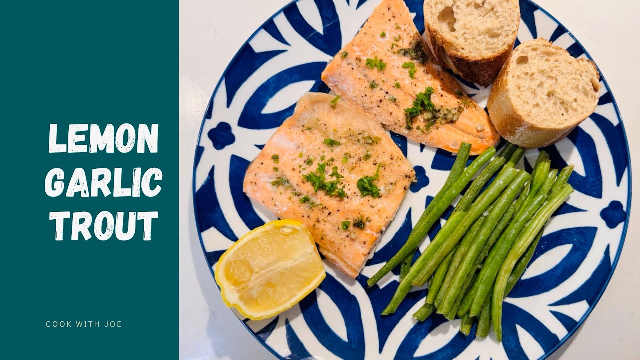 LEMON BUTTER TROUT recipe (10 mins only)