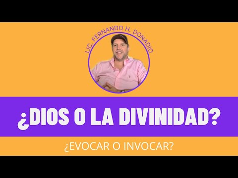 Vídeo: En evocar o invocar?