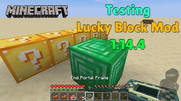 Minecraft Lucky Block Mod (Version 1.14.4 update)