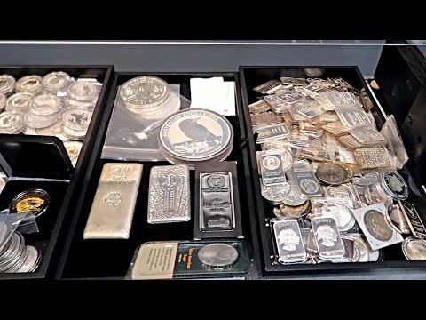 Selling $50,000 Gold Silver Stack to a Coin Store