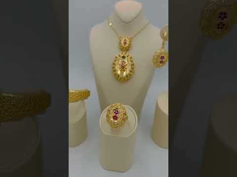 مجوهرات البنوني ذهب فضه زيركون إكسسوارات تسوق اسواق الجمله