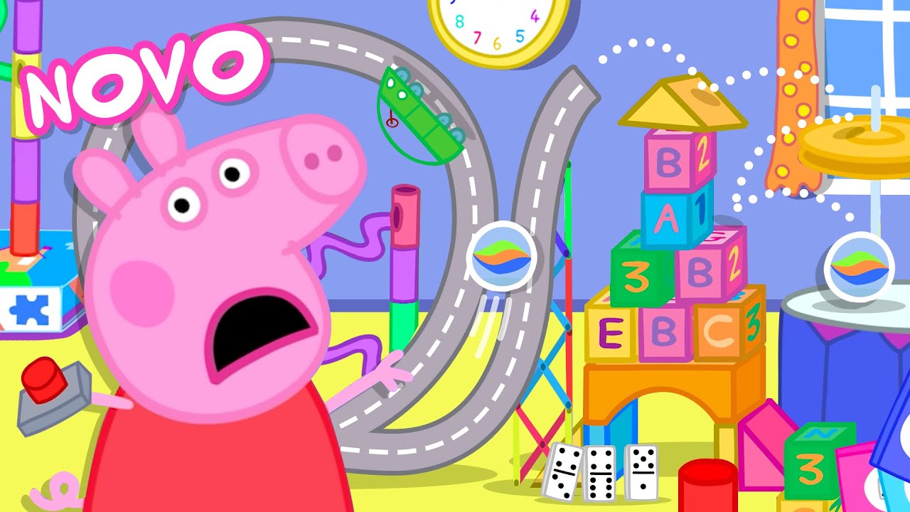 Peppa Pig Português Brasil | Todos Caem! | NOVO Contos da Peppa Pig