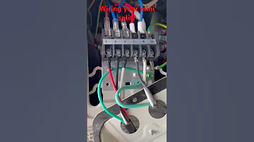 What Wires Go Where Mini Split Hack 