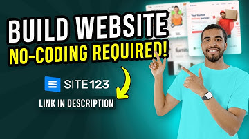 How to build a simple website with SITE123 (2025)