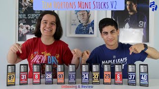 THEY’RE BACK!! Tim Hortons NHL Mini Sticks Version 2 | Unboxing & Comparing V2 to V1