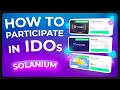 ⚡️ SOLANIUM - IDO on the SOLANA network, $SLIM token staking, primary pools | Project guide.