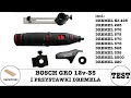 #057 Bosch GRO 12v-35 i przystawki Dremela