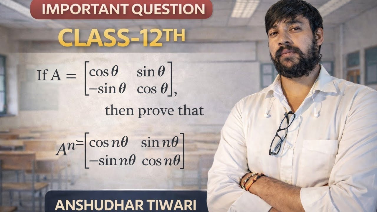  Class 12 Maths Important Question | Matrix Formula Proof  | Aⁿ Formula Easy Trick | Board Exam 2026