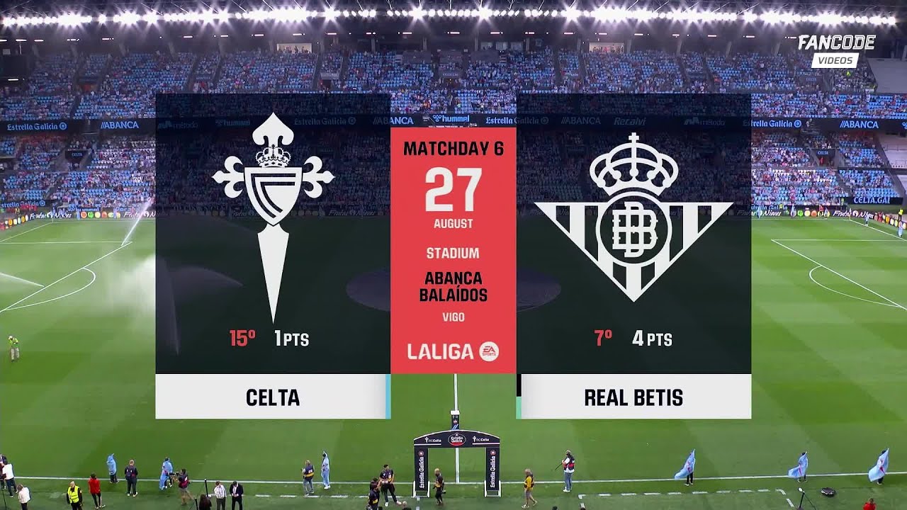 Celta de Vigo vs Real Betis | LALIGA 2025/26 | Extended Highlights ...