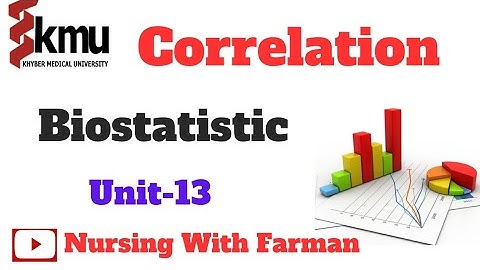 CO-RELATION  | Biostatic Unit # 13 | Nursing Biostatic Lecture | Nursing With Farman | BSN Lecture.