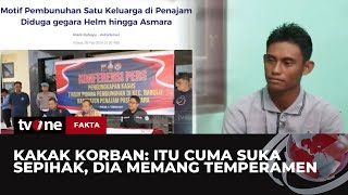 Download lagu Flashback! Keluarga Bantah Motif Asmara, Ungkap Junaidi Sering Bawa Sajam | tvOne