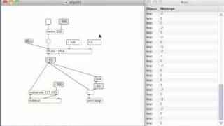 Famous 08 a first algorithmic patch in Max 5 Profile