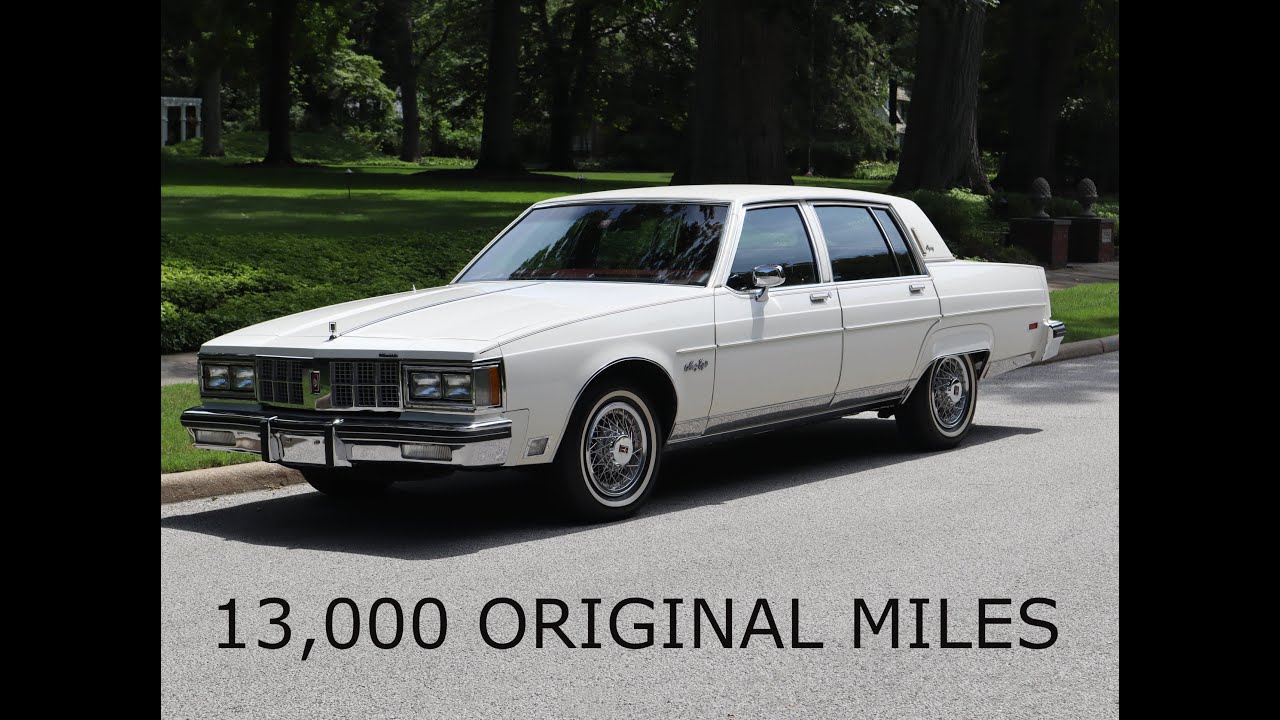 1981 Oldsmobile 98 Regency Diesel FOR SALE--14,000 MILES!