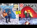 Target VS Walmart Overnight Survival Challenge!