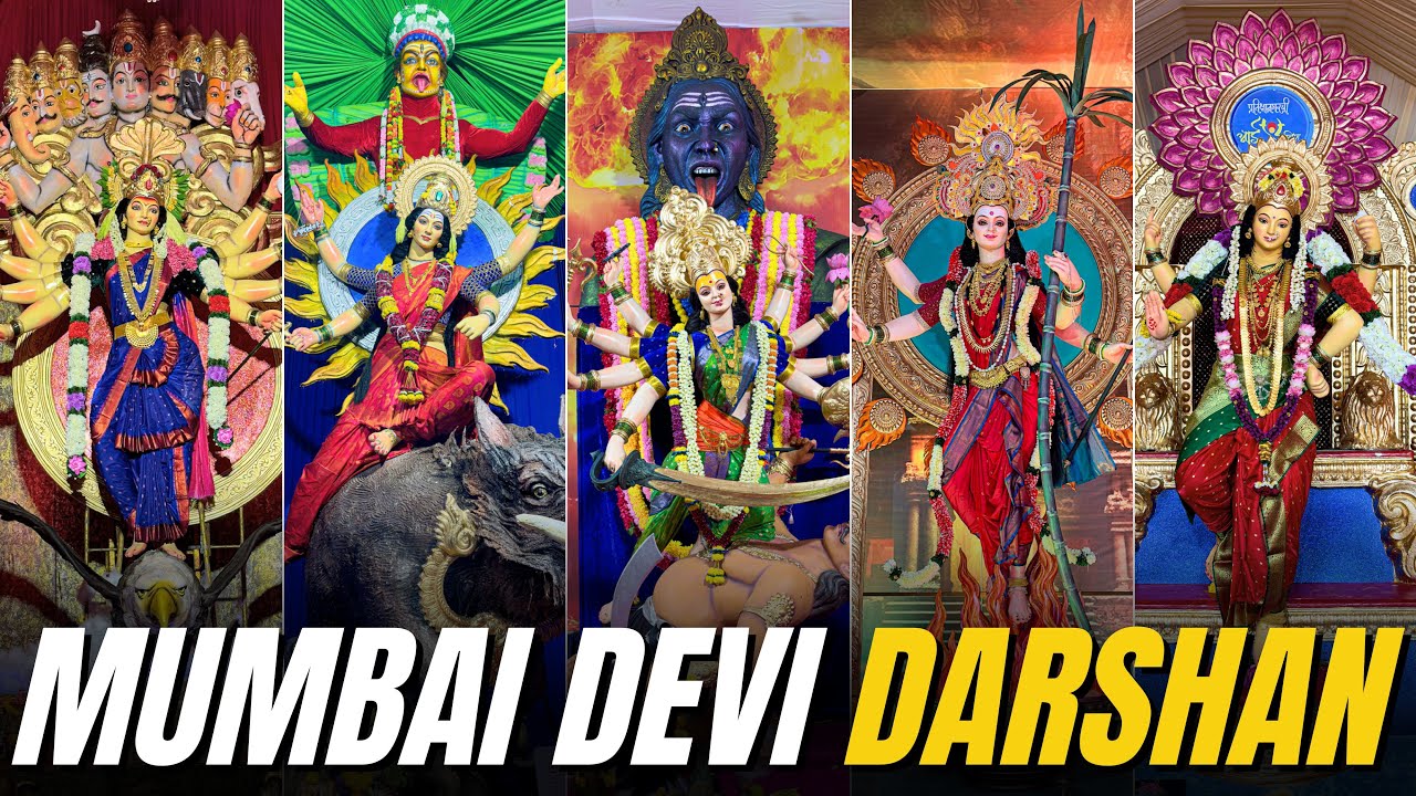 Лучший и самый грандиозный Даршан Дурги Деви в Мумбаи в 2025 году 😍❤️ | Обязательно посетите Деви...