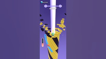 Amazing Satisfying Stackball Crush Blast 3D #shortsfeed #trap #trending #shorts #stackball