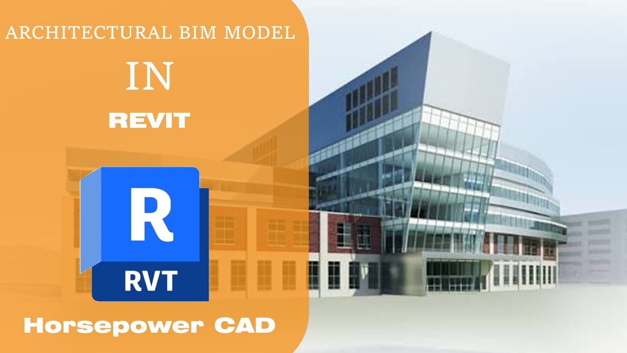Архитектурная BIM-модель в Revit @horsepowercad