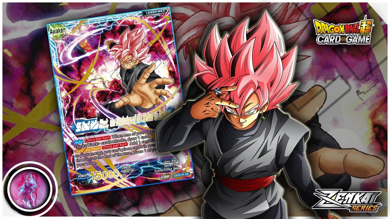 goku black dragon ball super card game Dragon Ball Super - B23 - Perfect Combination - SS Rose Goku Black, Saiyan  Manipulation main image 0