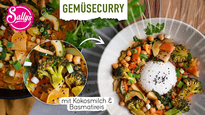 Veganes Gemse Curry mit Basmatireis / Sallys Welt