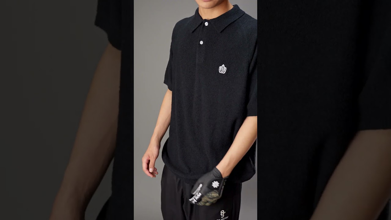 SUPER SOFT PILE KNIT POLO SHIRT -LIGHT BLUE- | 8G SHOOT WEBSTORE