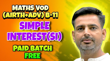 Simpal interest (SI) complete one shot | by rakesh yadav sir VOD batch
