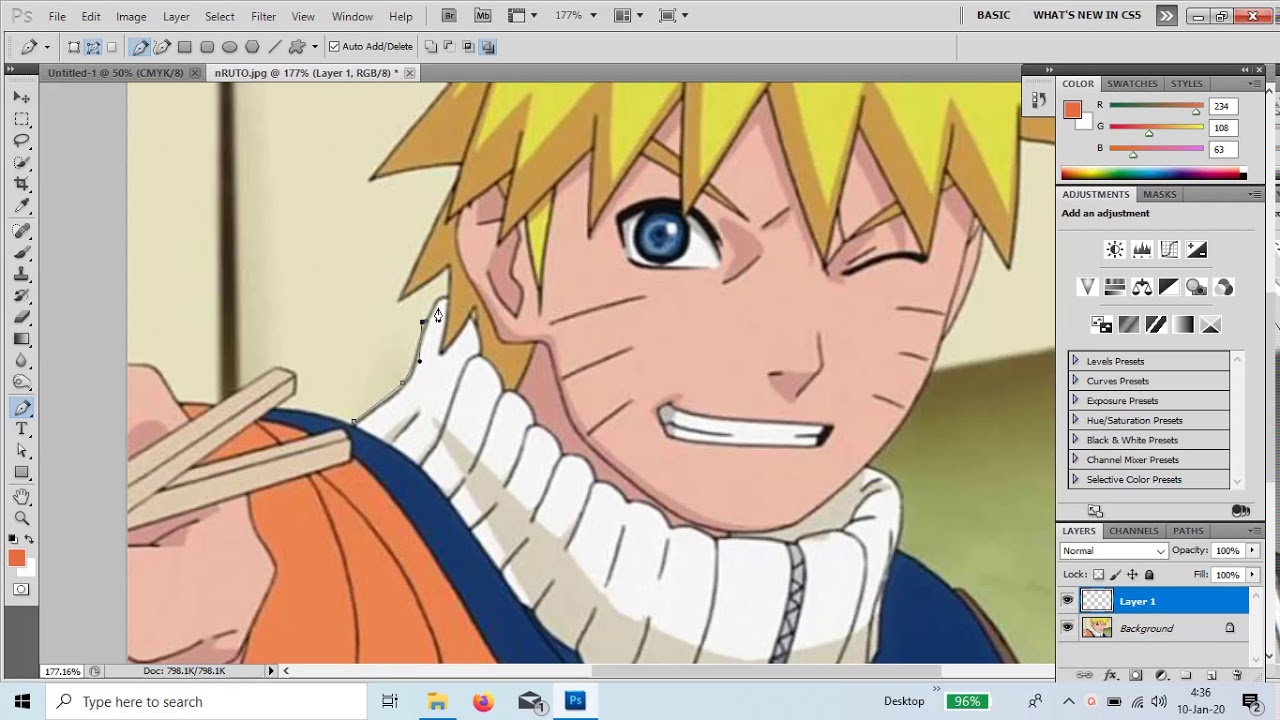 Tutorial Vector Menggunakan Photoshop CS6 - YouTube