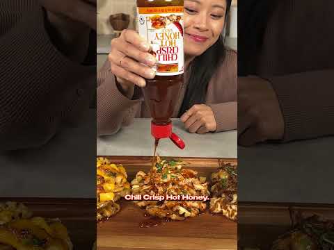 Loaded Fries Flights with Chili Crisp Hot Honey