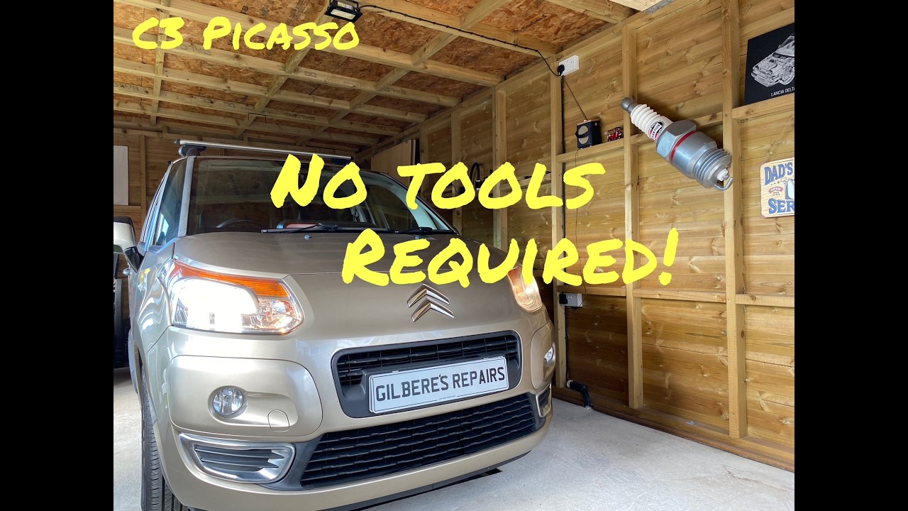 Citroen C3 Picasso side light bulb change