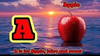 A for apple | Abc song | phonics song | Alphabet song | Child poem | learning alphabets #abckidtv 