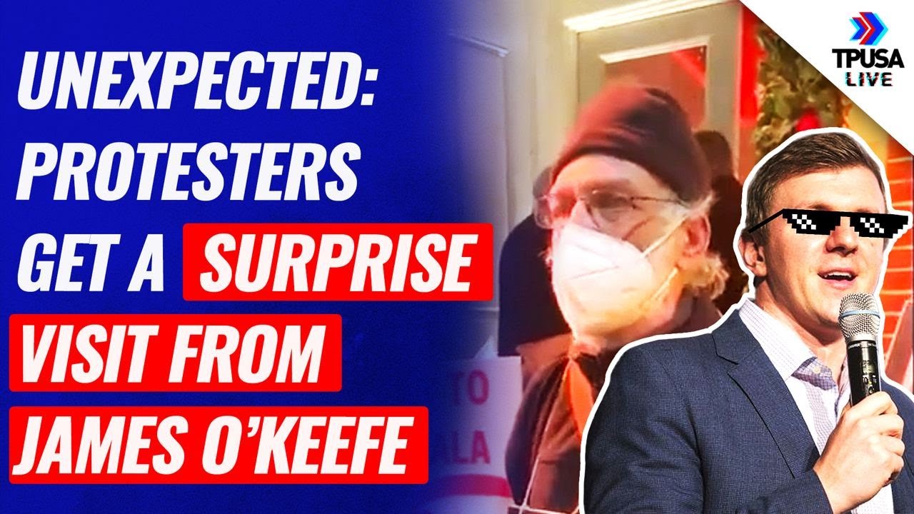 James O'Keefe Confronts Man Who Called Him a Criminal and Insurrectionist on Camera
