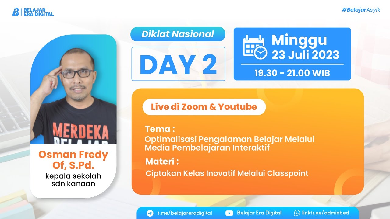 Diklat ! Ciptakan Kelas Inovatif Melalui Classpoint